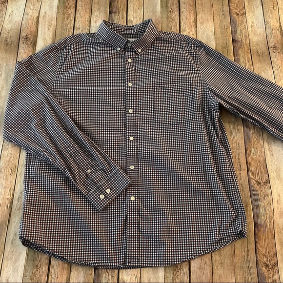 Goodfellow & Co mens long sleeve plaid button down shirt | size Extra Large - Picture 1 of 11